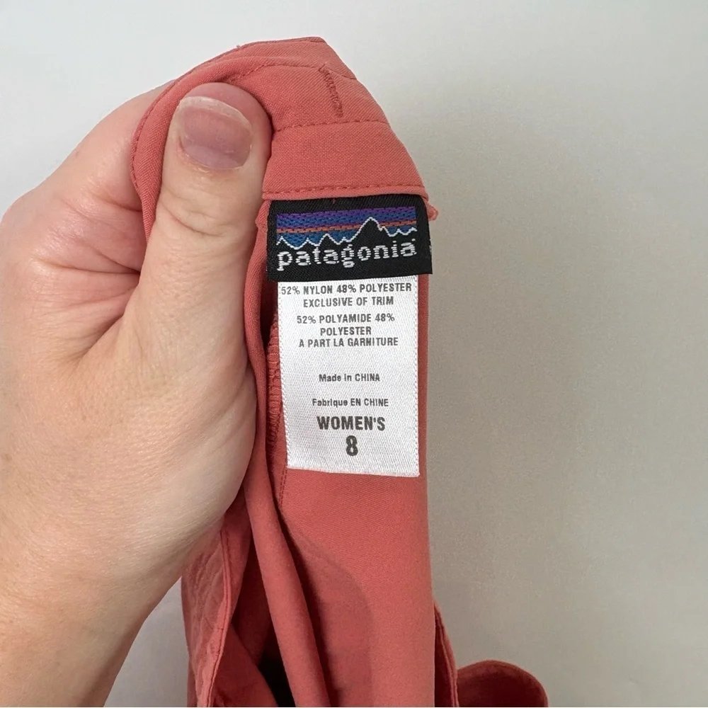 Patagonia Women’s Inter-Continental Hideaway Skirt Salmon Size 8